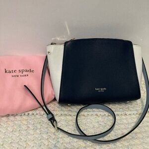Kate Spade Purse Navy, sky blue and cream